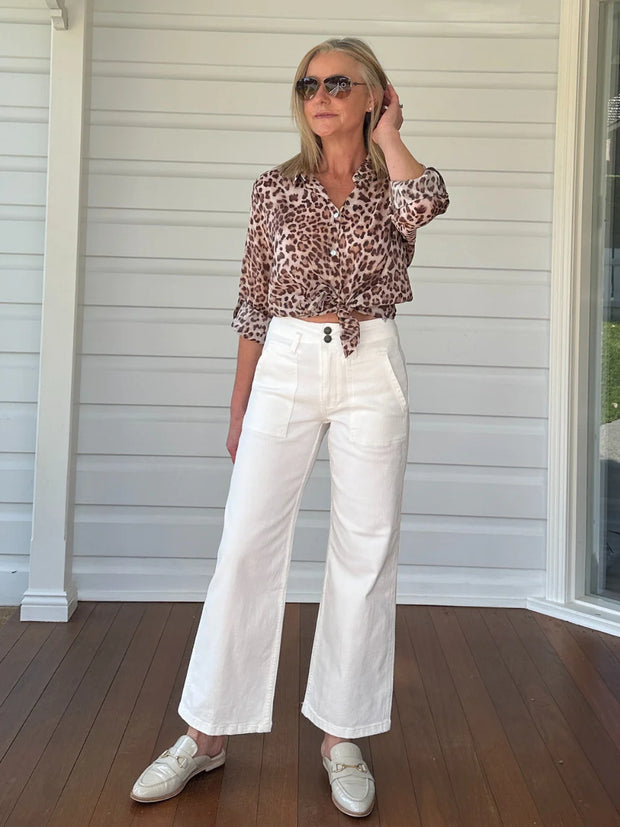 Pant - Hudson Jean NOW IN Ivory