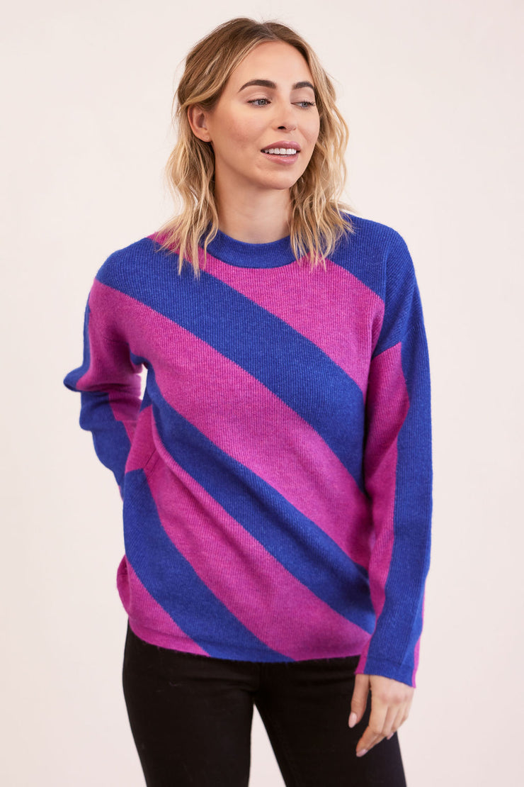 Jumper - Wool Diagonal Combo