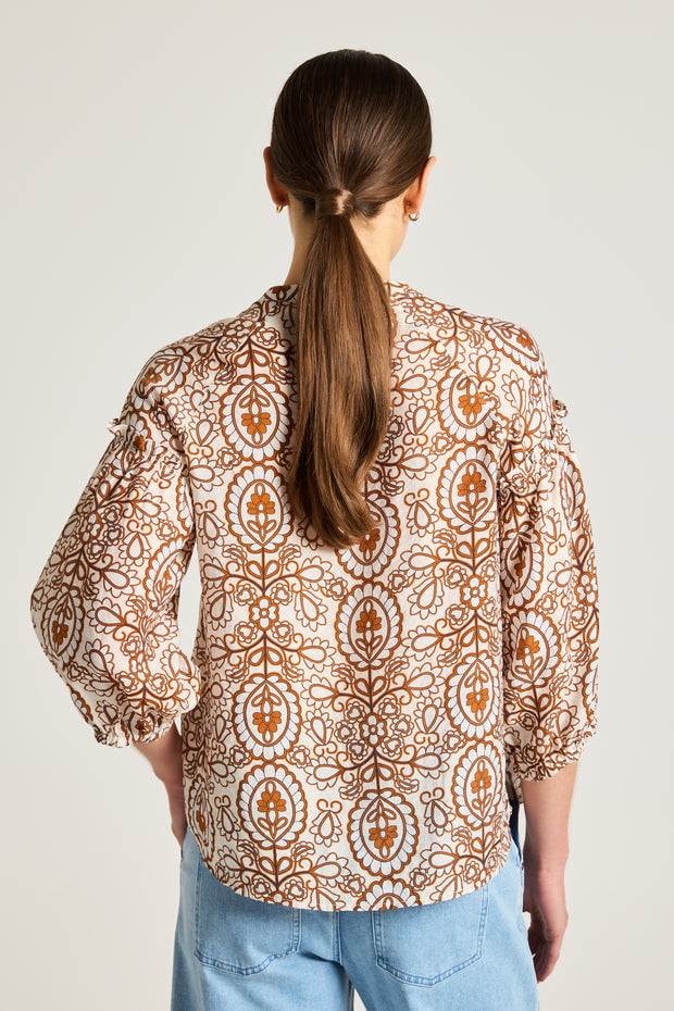 Top - Boheme Shirt by Yarra Trail