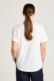 Top - Dusk White Tee by Yarra Tail