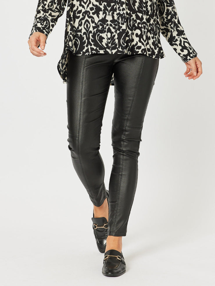 Pant - Luna Faux Leather Straight Leg