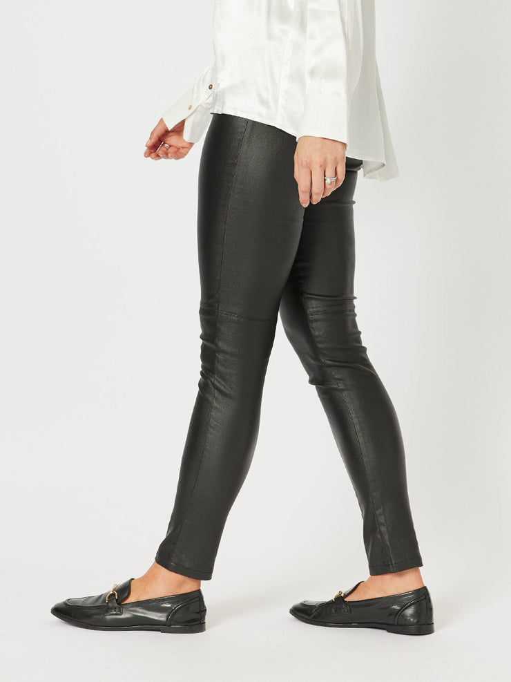 Pant - Luna Faux Leather Straight Leg