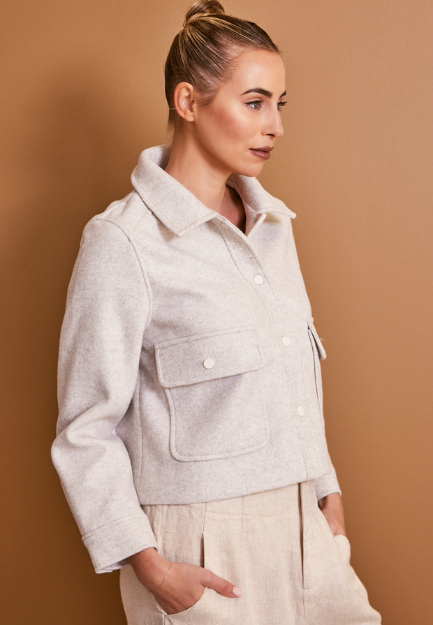 Jacket - Brushed Wool Coat