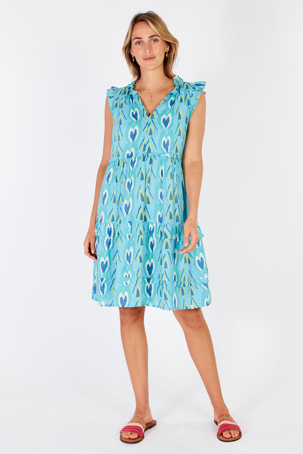 Dress - Heart S/L Cotton Voile