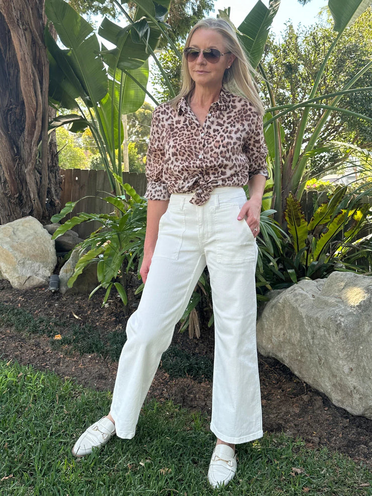 Pant - Hudson Jean NOW IN Ivory