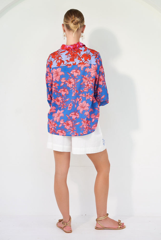 Top - Charlotte Shirt in Lily Paradise