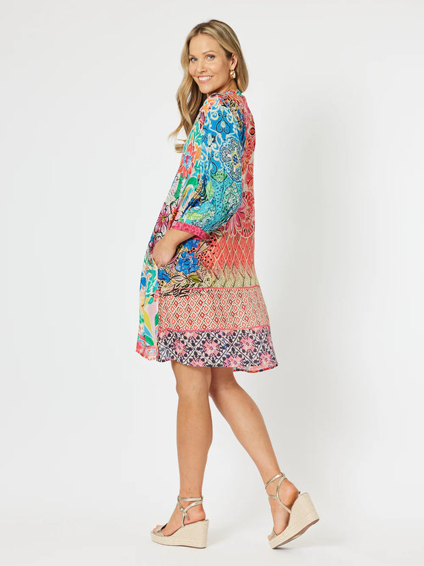 Dress - Sorrento Floral Brights in Multi