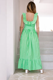 Dress - Maldives Cotton Ruffle Maxi