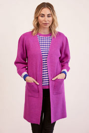 Cardigan - Open Long Slv with Pockets