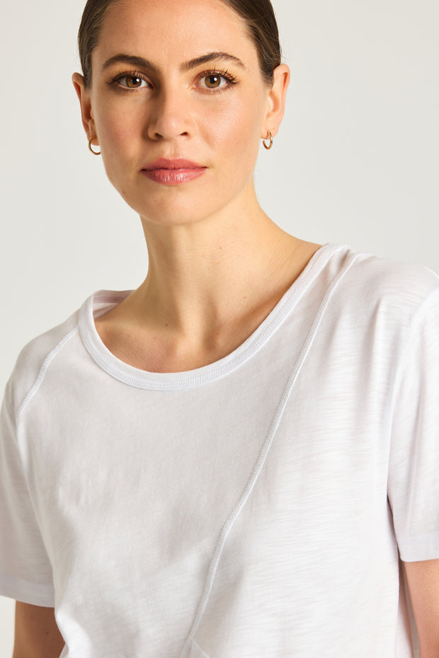 Top - Dusk White Tee by Yarra Tail