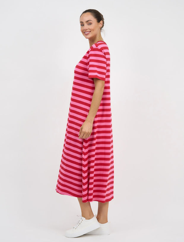 Dress - Cotton Jersey Stripe