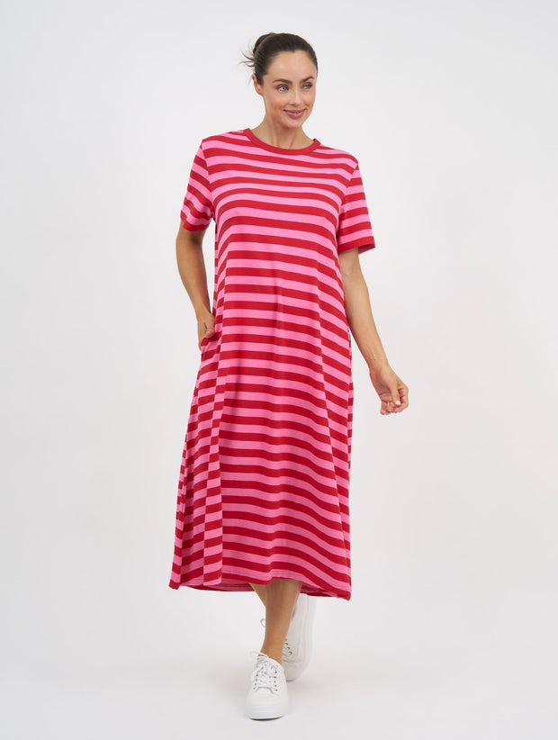 Dress - Cotton Jersey Stripe