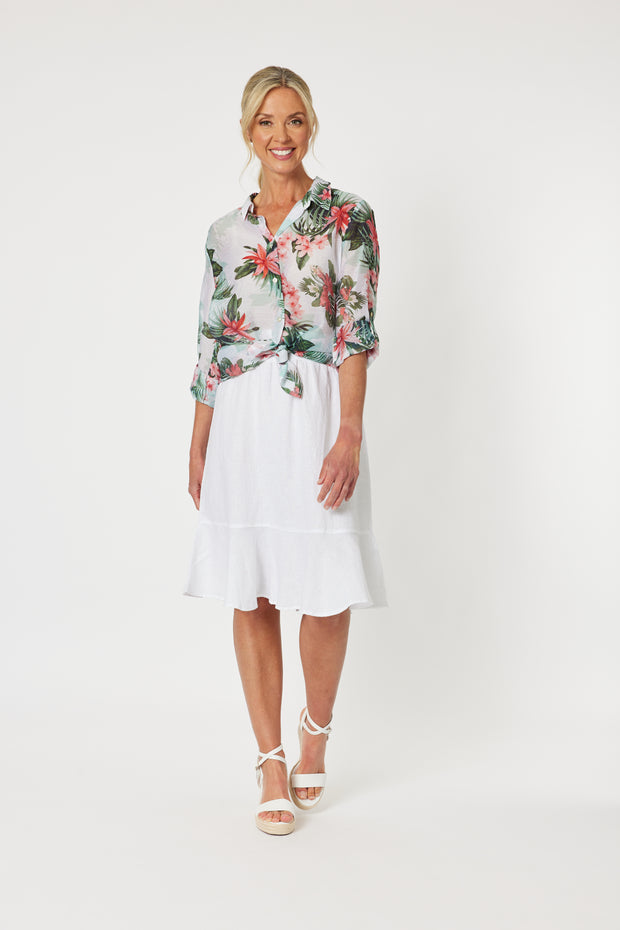 Top - Paradise Print Shirt