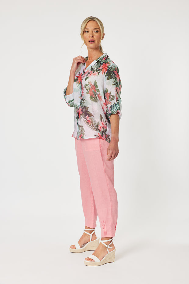 Top - Paradise Print Shirt