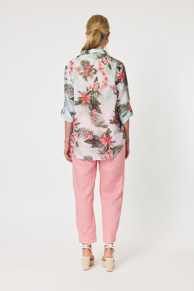 Top - Paradise Print Shirt