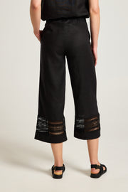 Pant - Lotus Linen Black by Yarra Trail