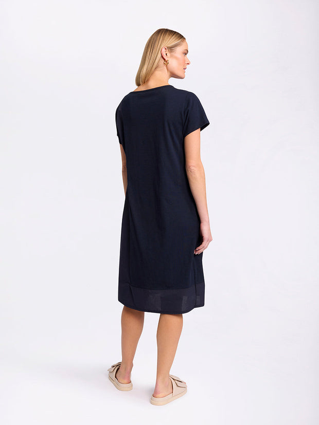 Dress - S/S Spliced by MARCO POLO