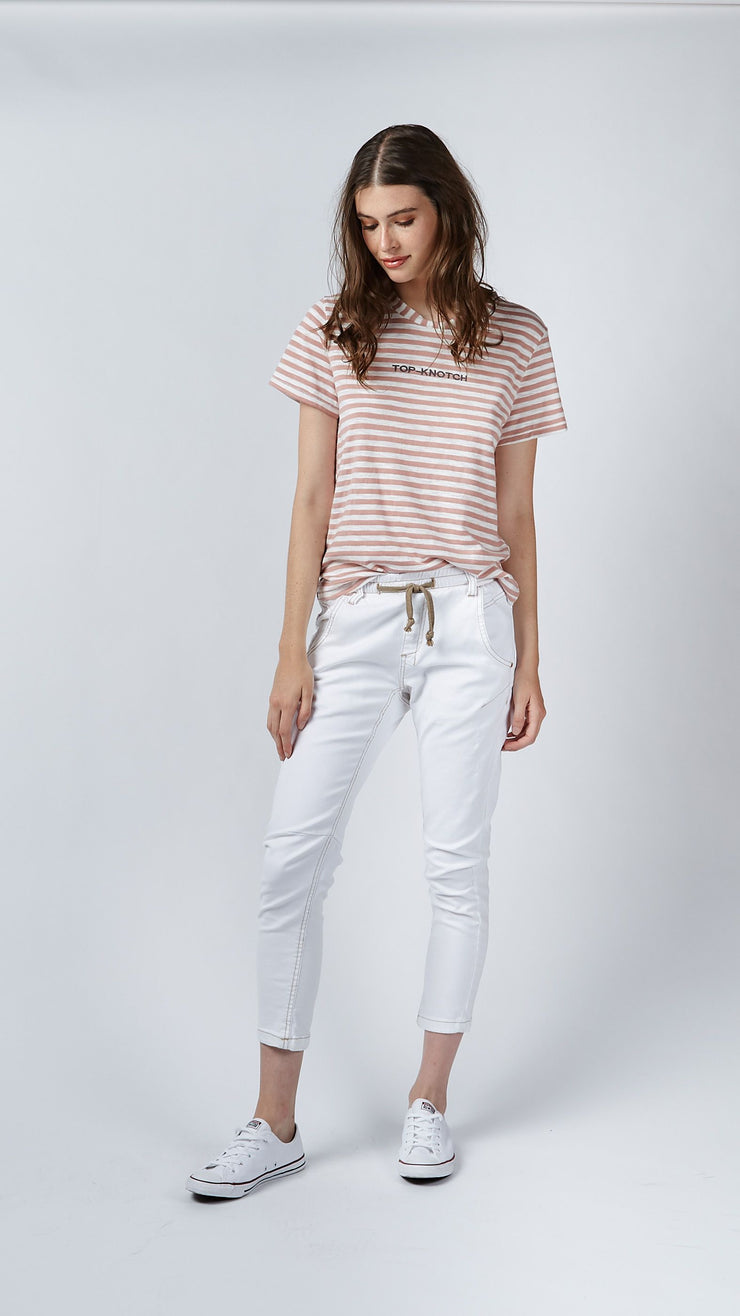 Pant - Active White Jeans by Dricoper