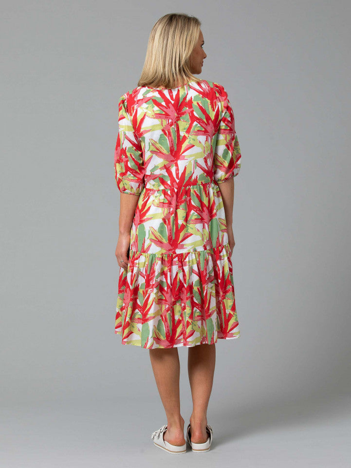 Dress - Fan Print by Yarra Trail